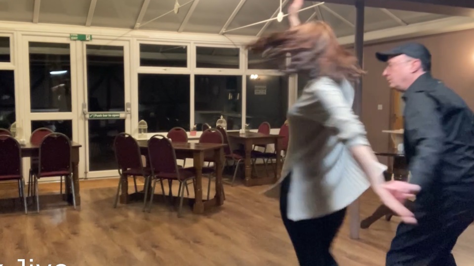 hand pass behind - jive